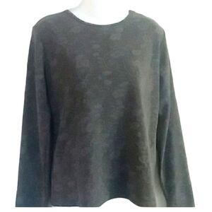 Jacquard Pattern Knit Top Size Medium